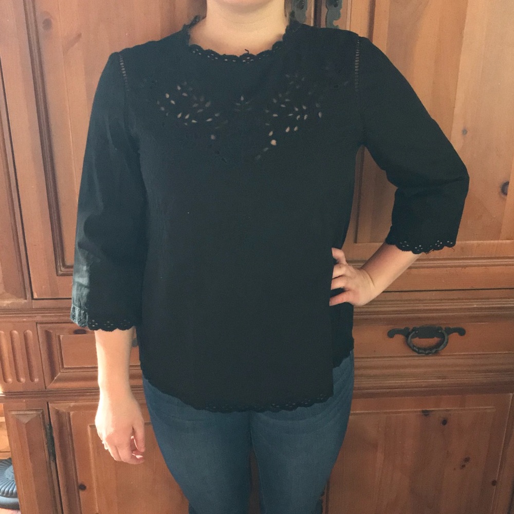 LC Lauren Conrad Lace Shell